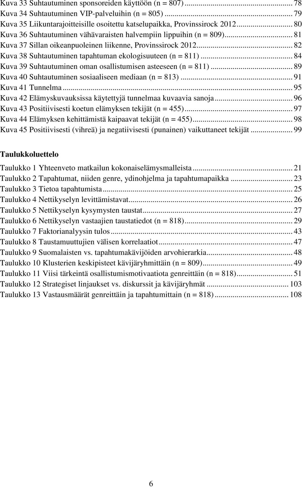 .. 82 Kuva 38 Suhtautuminen tapahtuman ekologisuuteen (n = 811)... 84 Kuva 39 Suhtautuminen oman osallistumisen asteeseen (n = 811)... 89 Kuva 40 Suhtautuminen sosiaaliseen mediaan (n = 813).