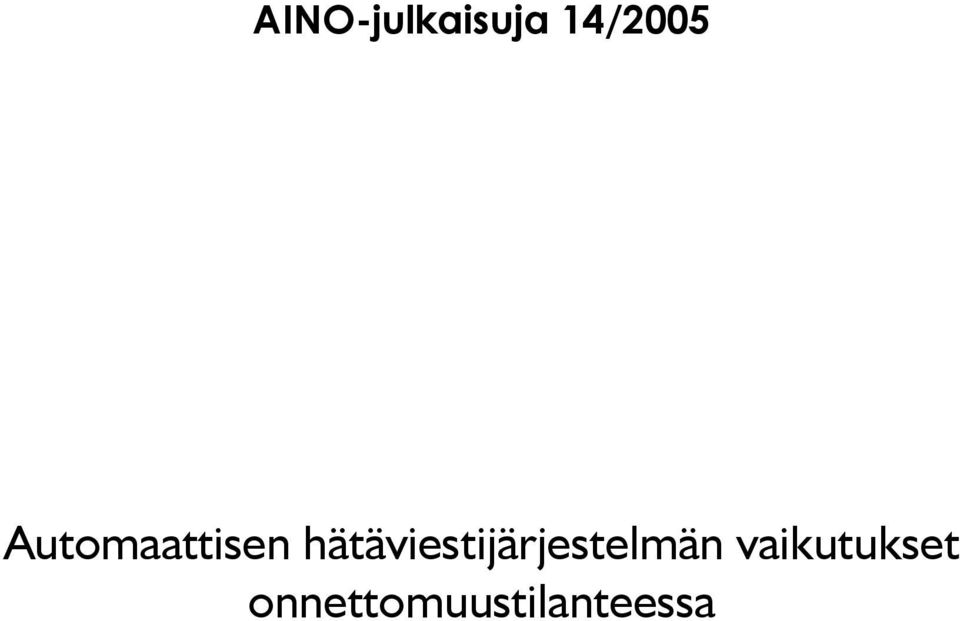 hätäviestijärjestelmän