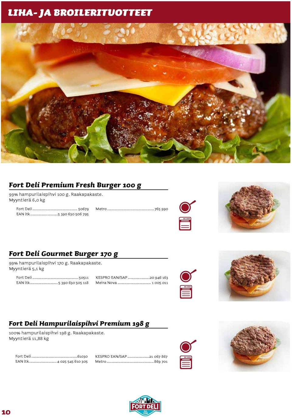 Myyntierä 5,1 kg Fort Deli... 50511 EAN ltk... 5 390 630 505 118 KESPRO EAN/SAP...20 946 163 Meira Nova.