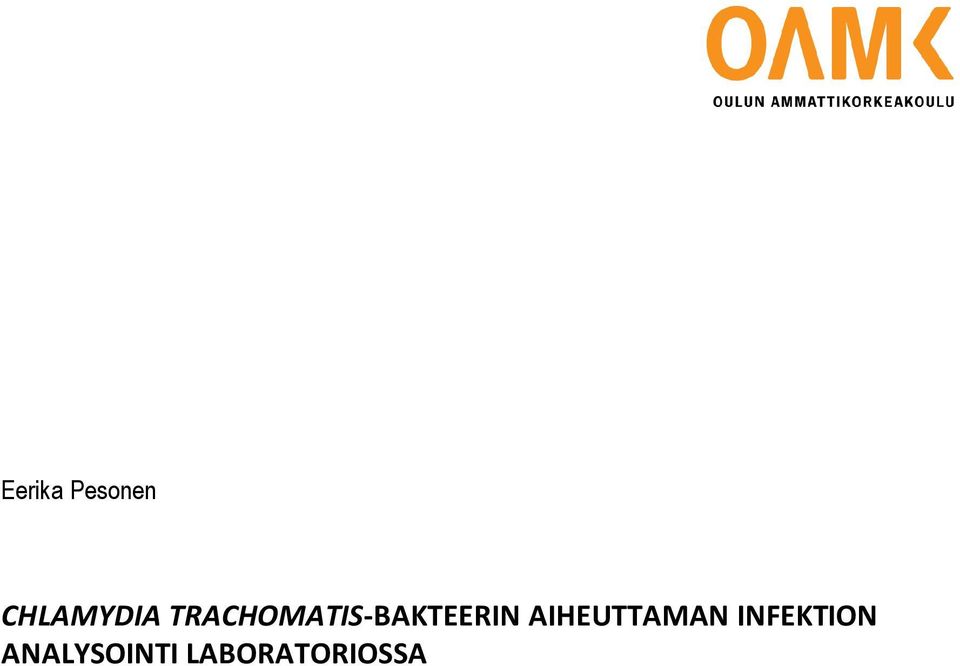 TRACHOMATIS-BAKTEERIN