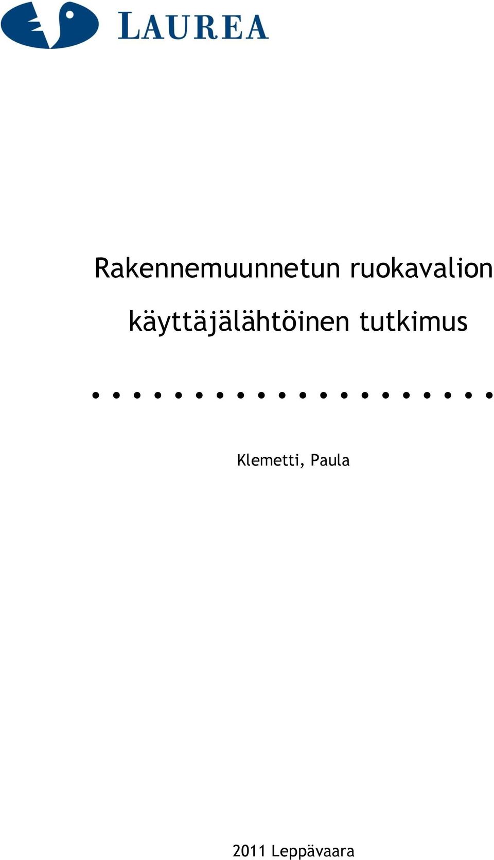 käyttäjälähtöinen