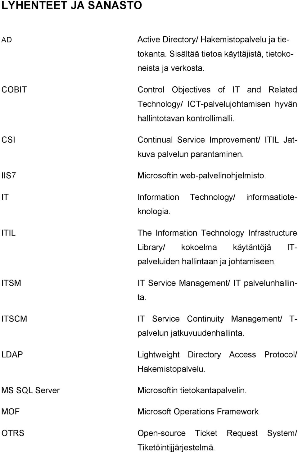 Microsoftin web-palvelinohjelmisto. IT Information Technology/ informaatioteknologia.