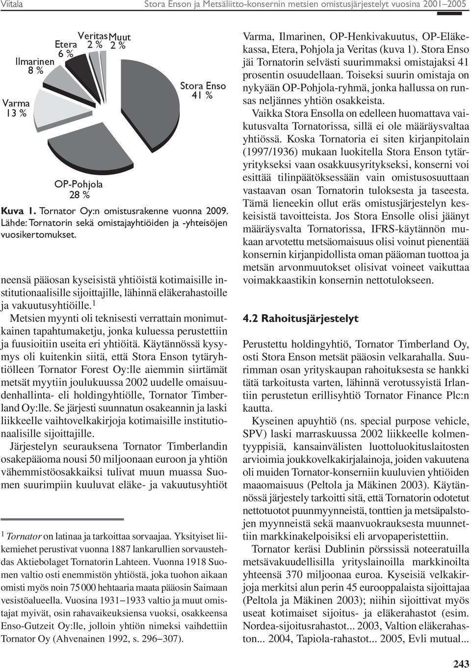 neensä pääosan kyseisistä yhtiöistä kotimaisille institutionaalisille sijoittajille, lähinnä eläkerahastoille ja vakuutusyhtiöille.