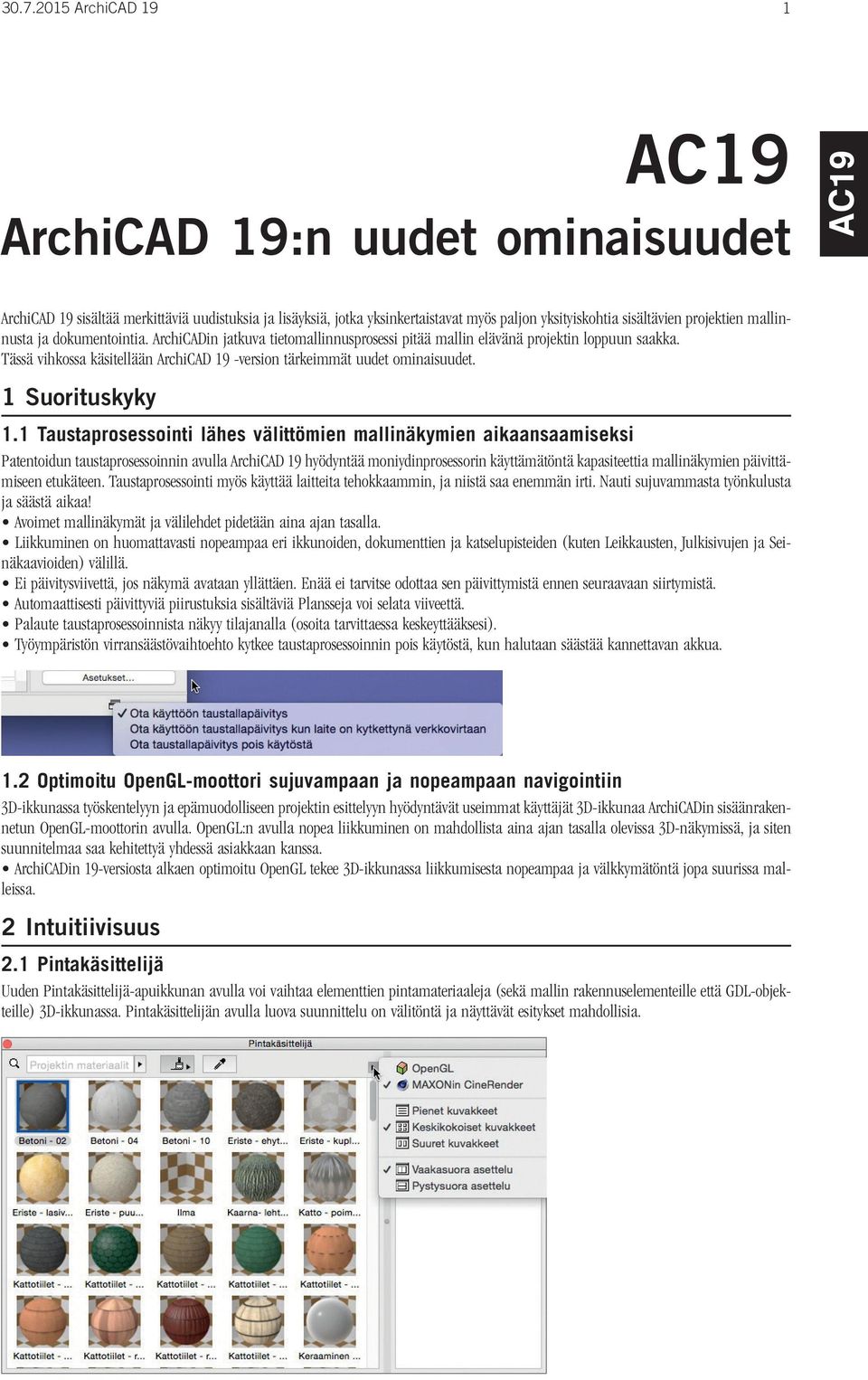 1 Suorituskyky 1.