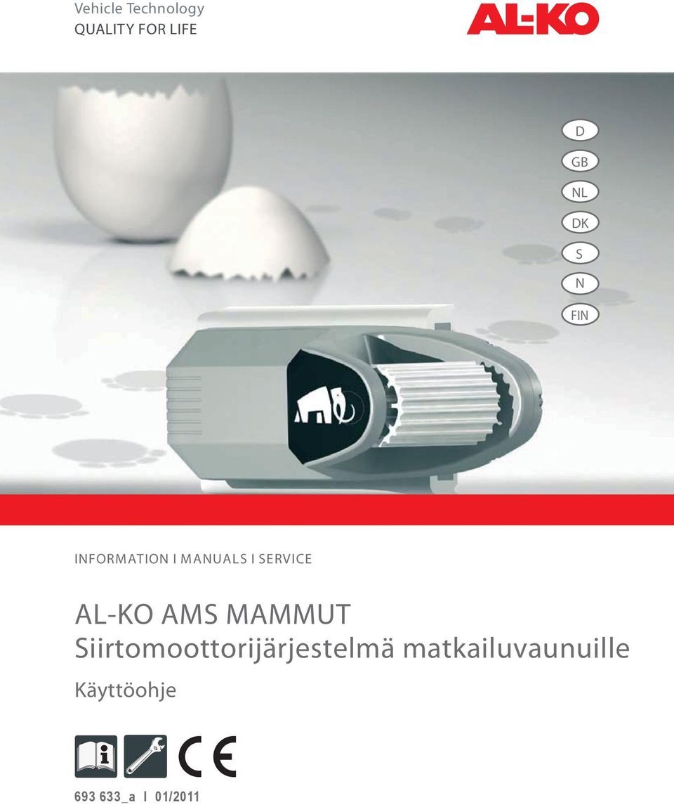 AL-KO AMS MAMMUT Siirtomoottorijärjestelmä