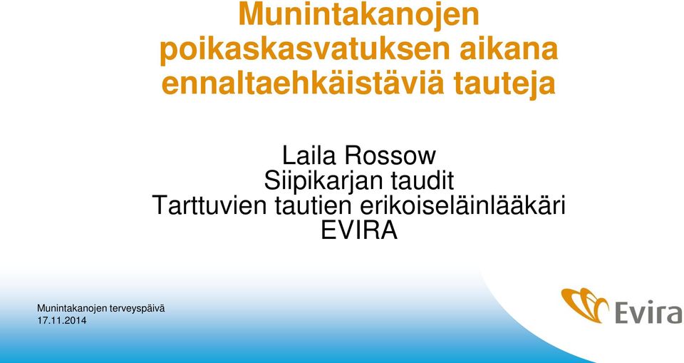 Laila Rossow Siipikarjan taudit