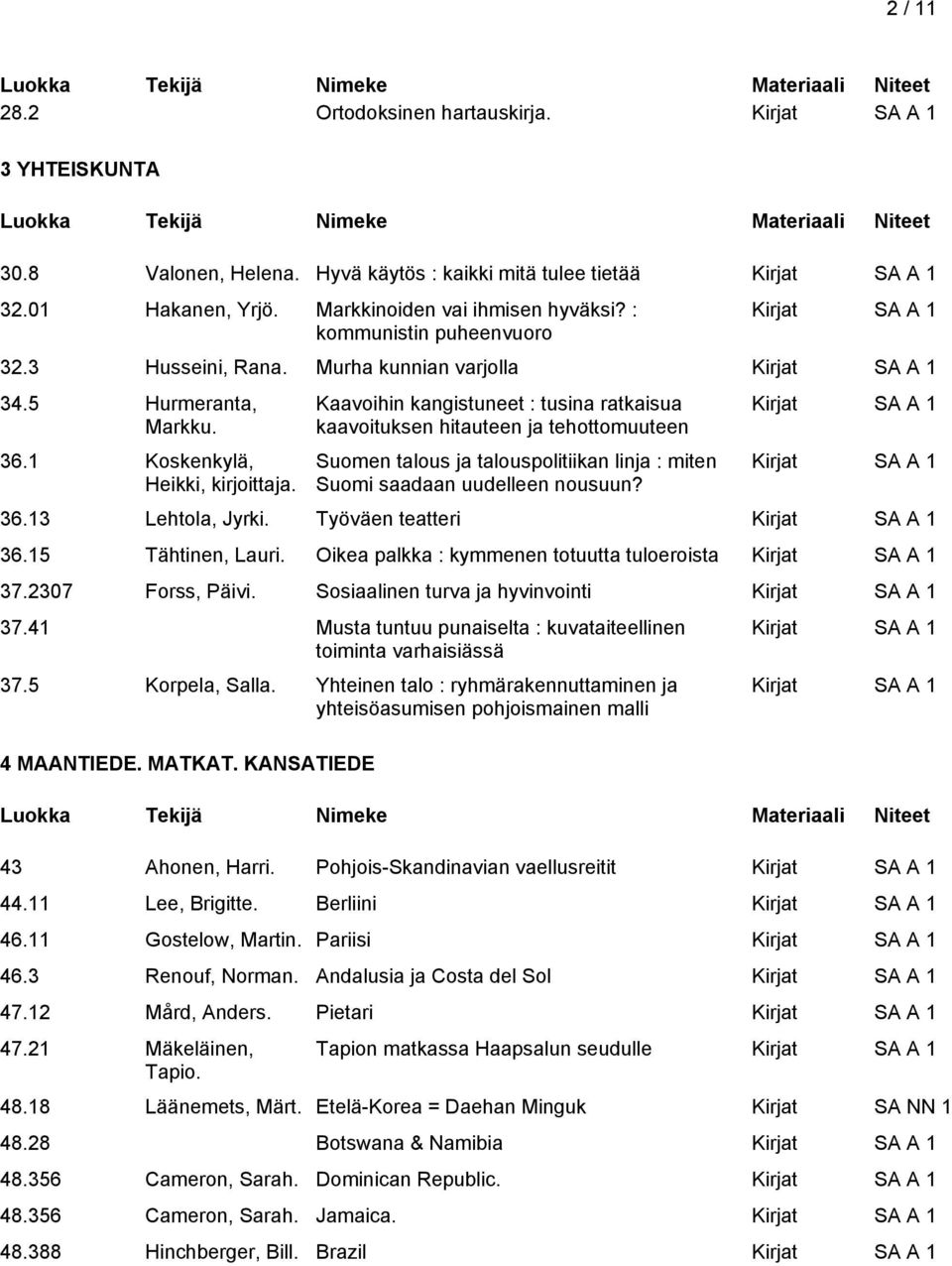 Kaavoihin kangistuneet : tusina ratkaisua kaavoituksen hitauteen ja tehottomuuteen Suomen talous ja talouspolitiikan linja : miten Suomi saadaan uudelleen nousuun? 36.13 Lehtola, Jyrki.