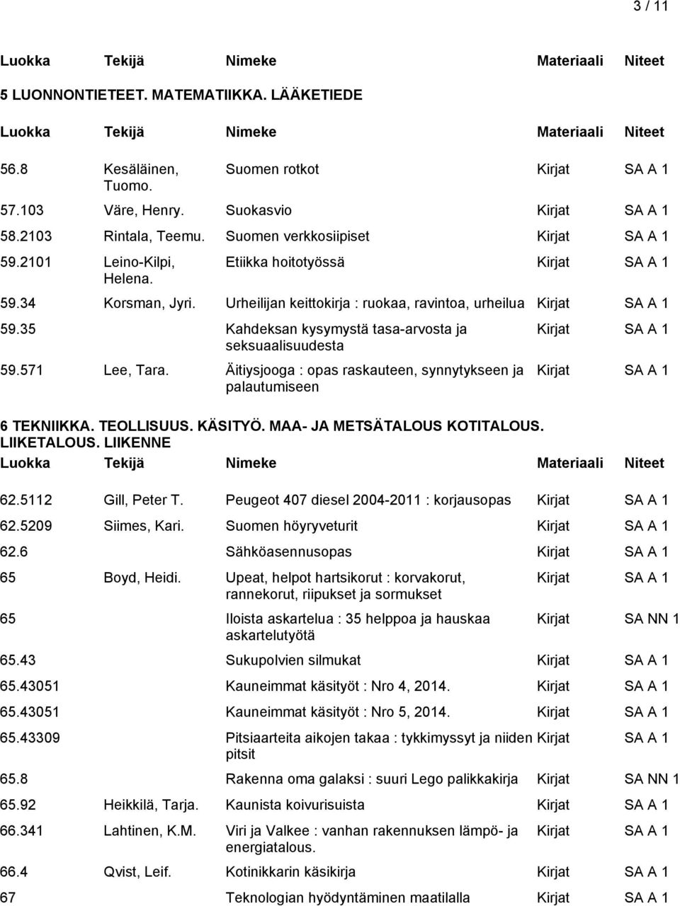 Äitiysjooga : opas raskauteen, synnytykseen ja palautumiseen 6 TEKNIIKKA. TEOLLISUUS. KÄSITYÖ. MAA- JA METSÄTALOUS KOTITALOUS. LIIKETALOUS. LIIKENNE 62.5112 Gill, Peter T.