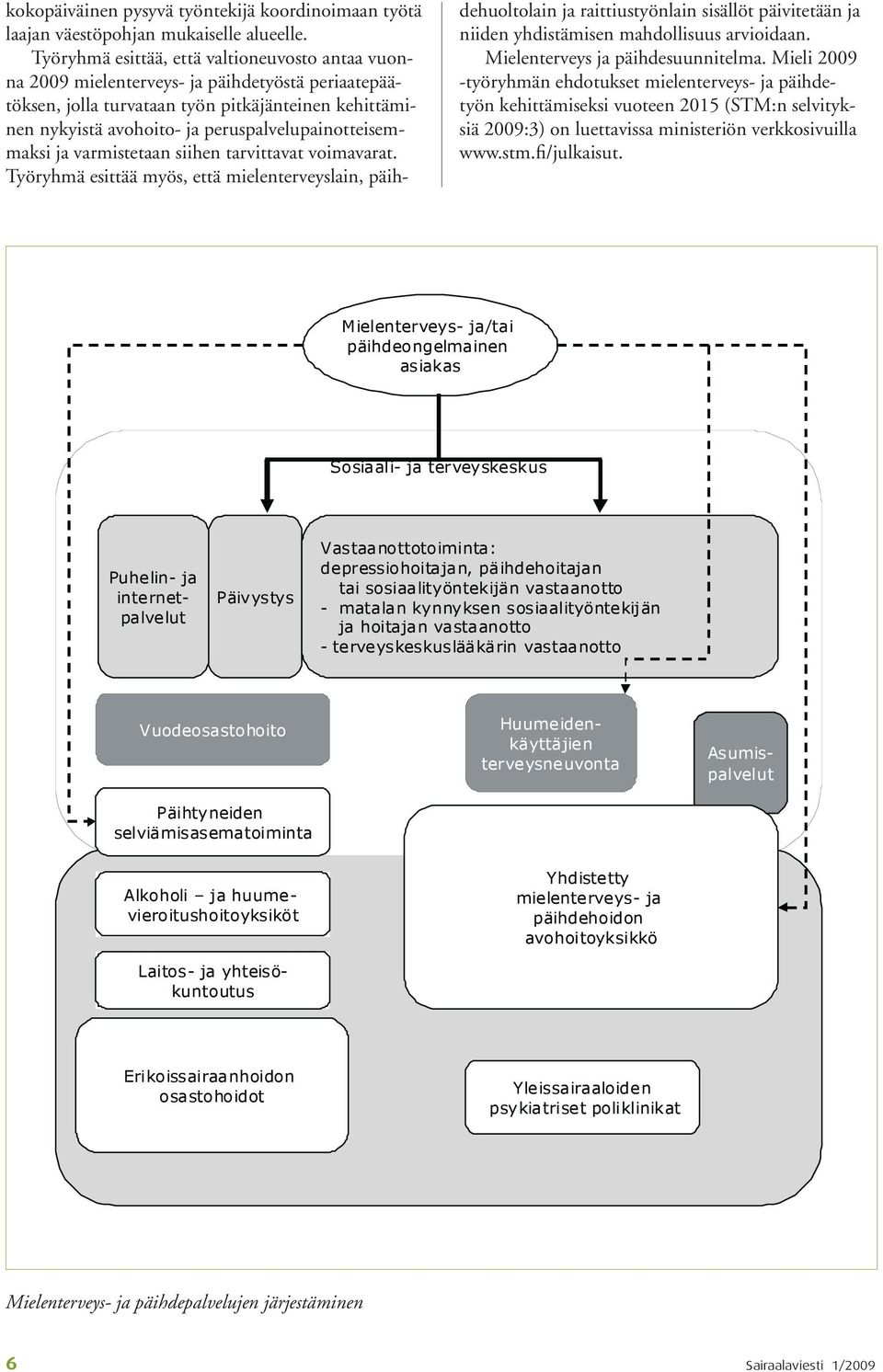 peruspalvelupainotteisemmaksi ja varmistetaan siihen tarvittavat voimavarat.