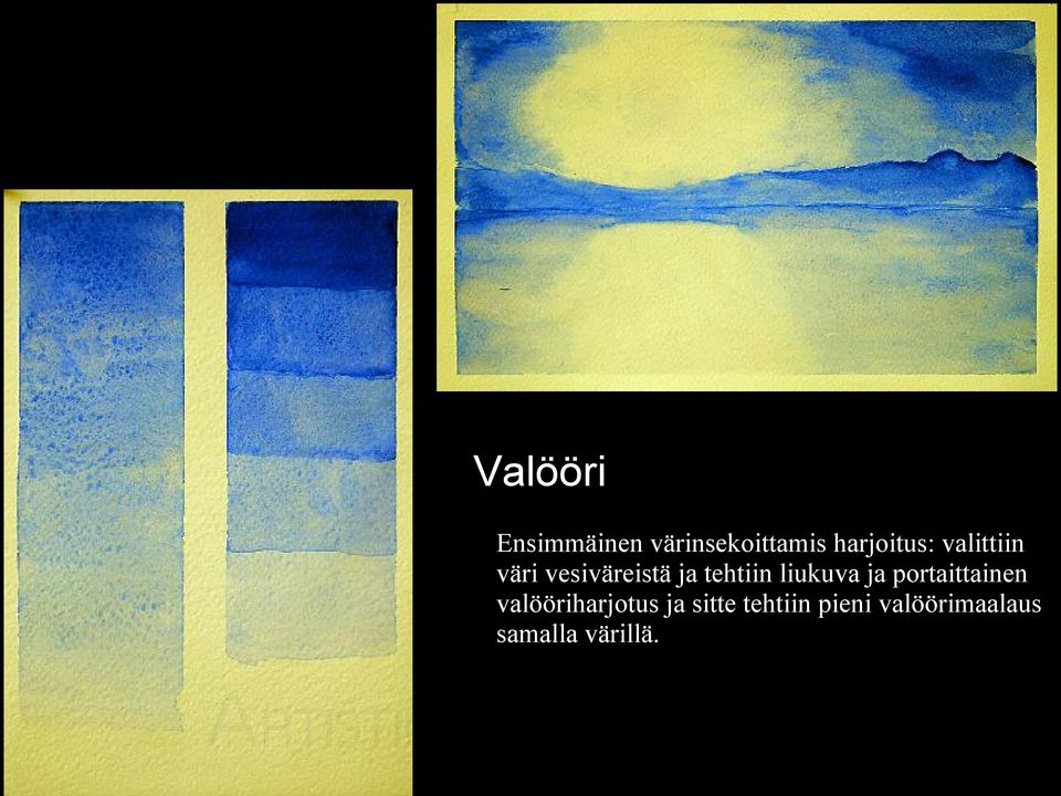tehtiin liukuva ja portaittainen