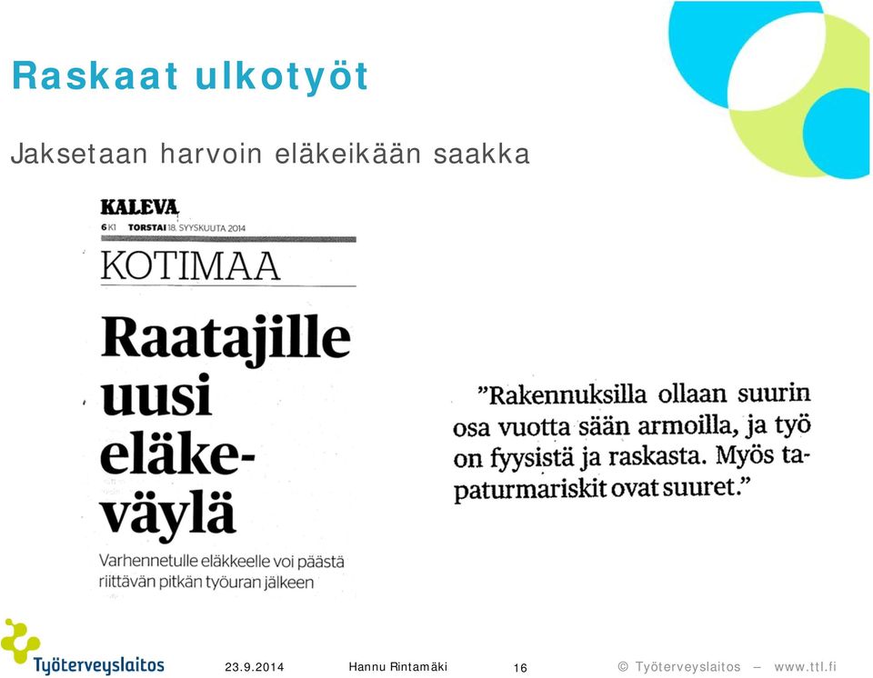 eläkeikään saakka 23.