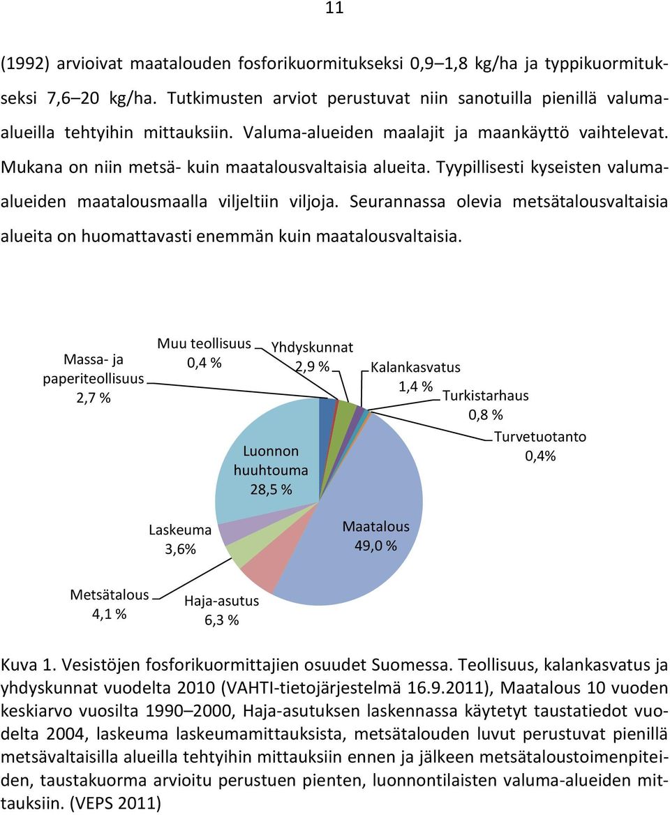 Seurannassa olevia metsätalousvaltaisia alueita on huomattavasti enemmän kuin maatalousvaltaisia.