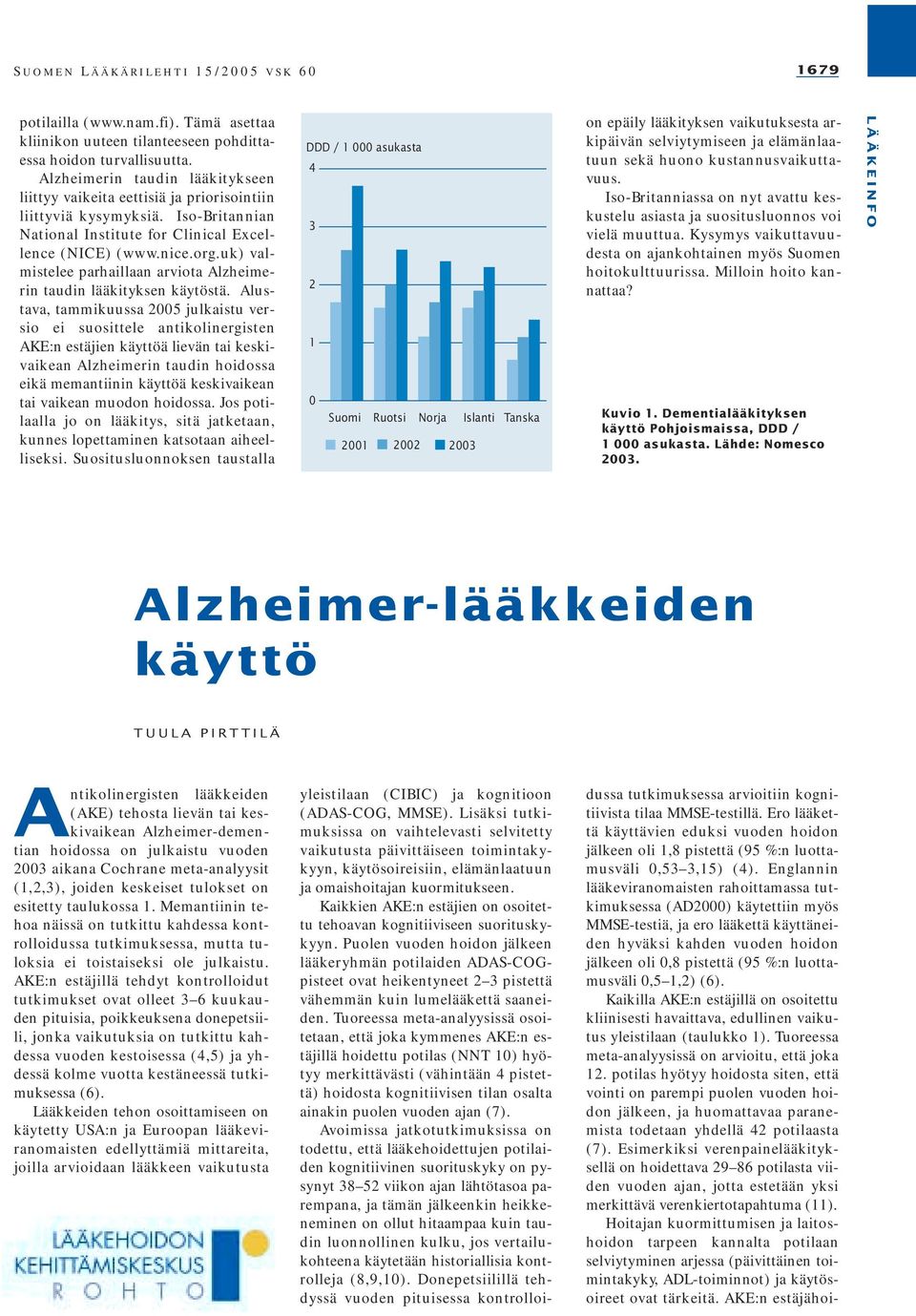 uk) valmistelee parhaillaan arviota Alzheimerin taudin lääkityksen käytöstä.