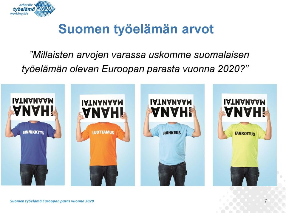 uskomme suomalaisen työelämän