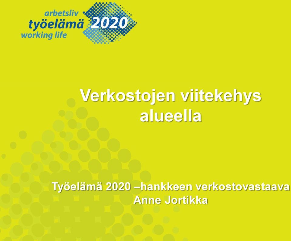 Työelämä 2020
