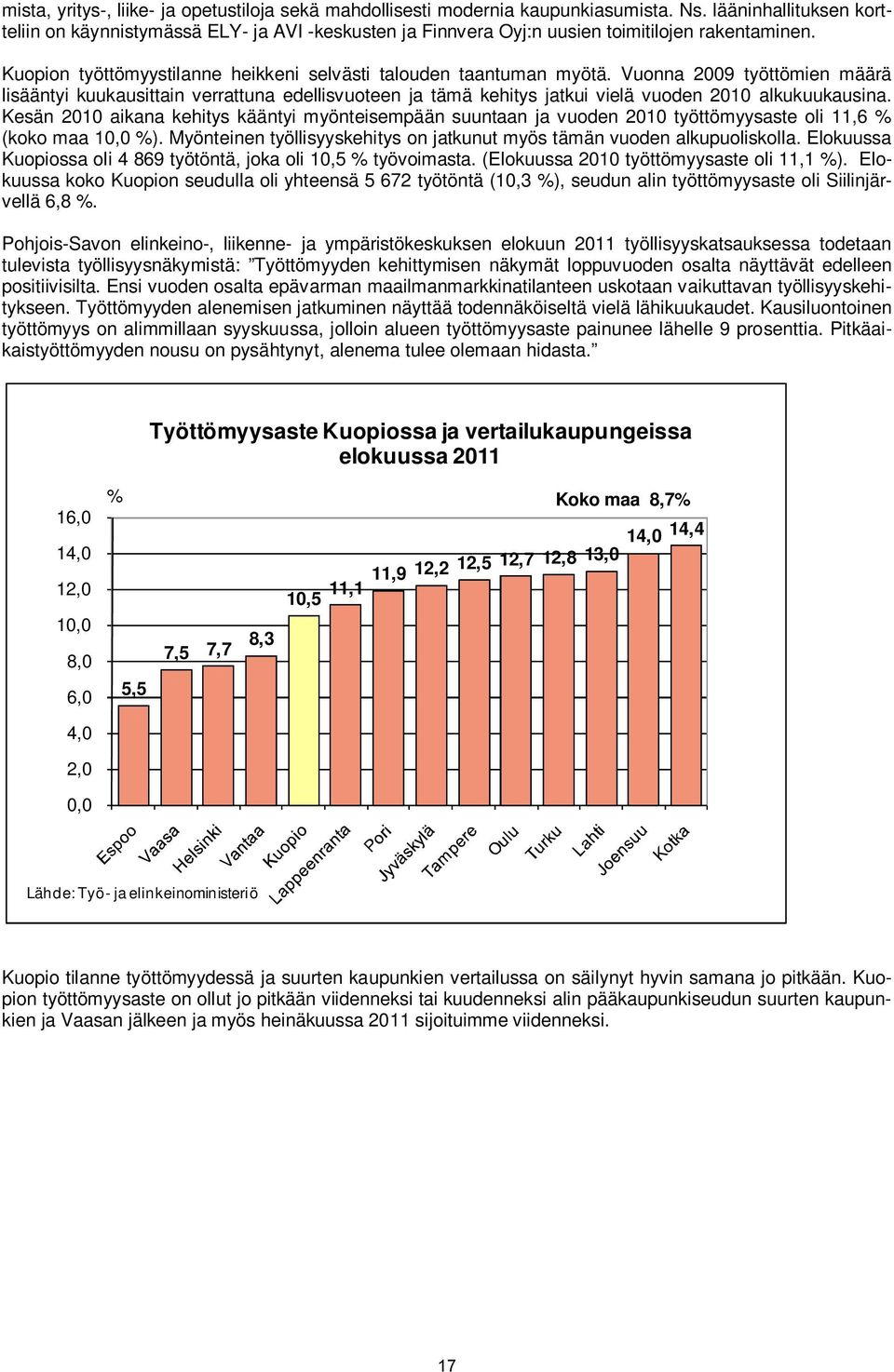 Vuonna 2009 työttömien määrä lisääntyi kuukausittain verrattuna edellisvuoteen ja tämä kehitys jatkui vielä vuoden 2010 alkukuukausina.