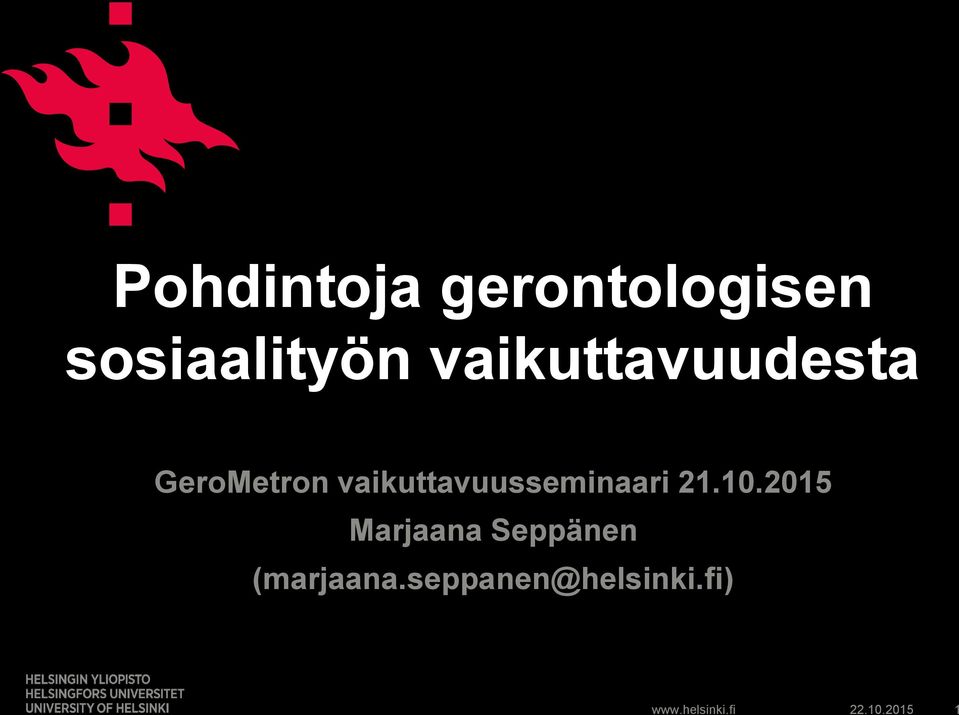 vaikuttavuusseminaari 21.10.