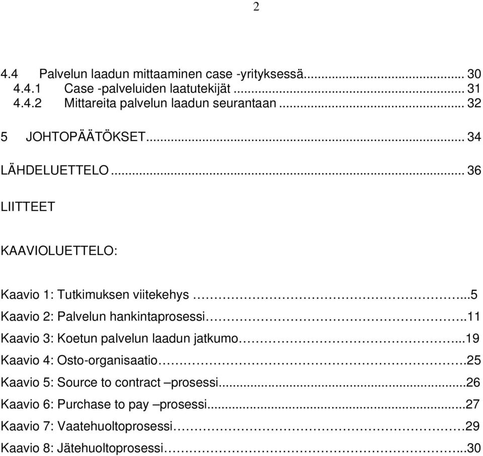 ..5 Kaavio 2: Palvelun hankintaprosessi..11 Kaavio 3: Koetun palvelun laadun jatkumo...19 Kaavio 4: Osto-organisaatio.