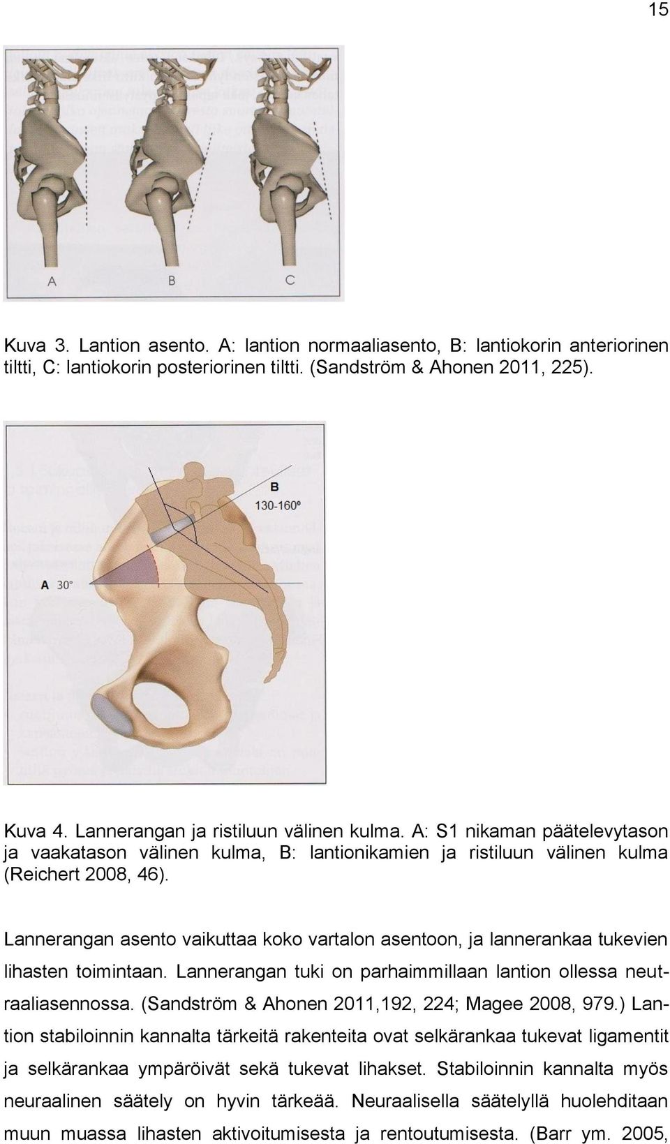 Lannerangan asento vaikuttaa koko vartalon asentoon, ja lannerankaa tukevien lihasten toimintaan. Lannerangan tuki on parhaimmillaan lantion ollessa neutraaliasennossa.