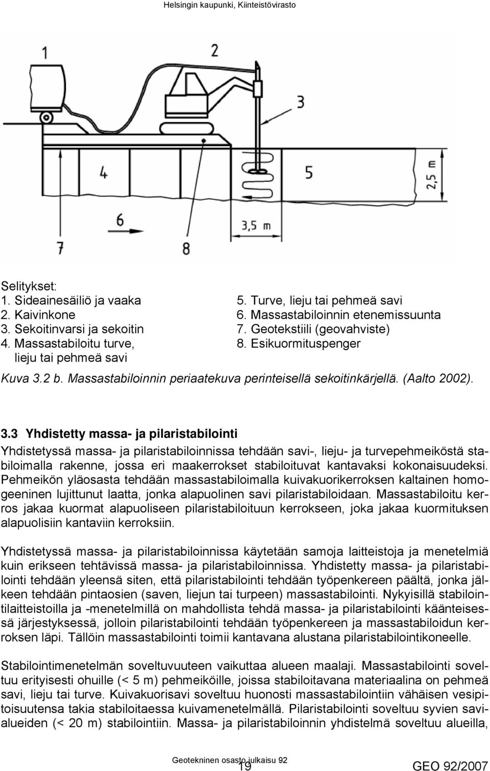 2 b. Massastabiloinnin periaatekuva perinteisellä sekoitinkärjellä. (Aalto 2002). 3.