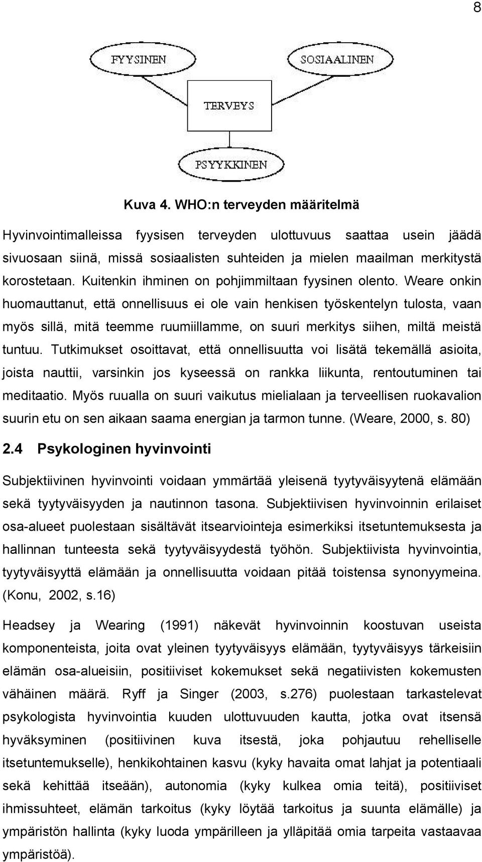 Weare onkin huomauttanut, että onnellisuus ei ole vain henkisen työskentelyn tulosta, vaan myös sillä, mitä teemme ruumiillamme, on suuri merkitys siihen, miltä meistä tuntuu.