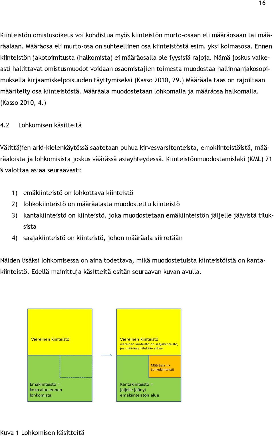 Nämä joskus vaikeasti hallittavat omistusmuodot voidaan osaomistajien toimesta muodostaa hallinnanjakosopimuksella kirjaamiskelpoisuuden täyttymiseksi (Kasso 2010, 29.