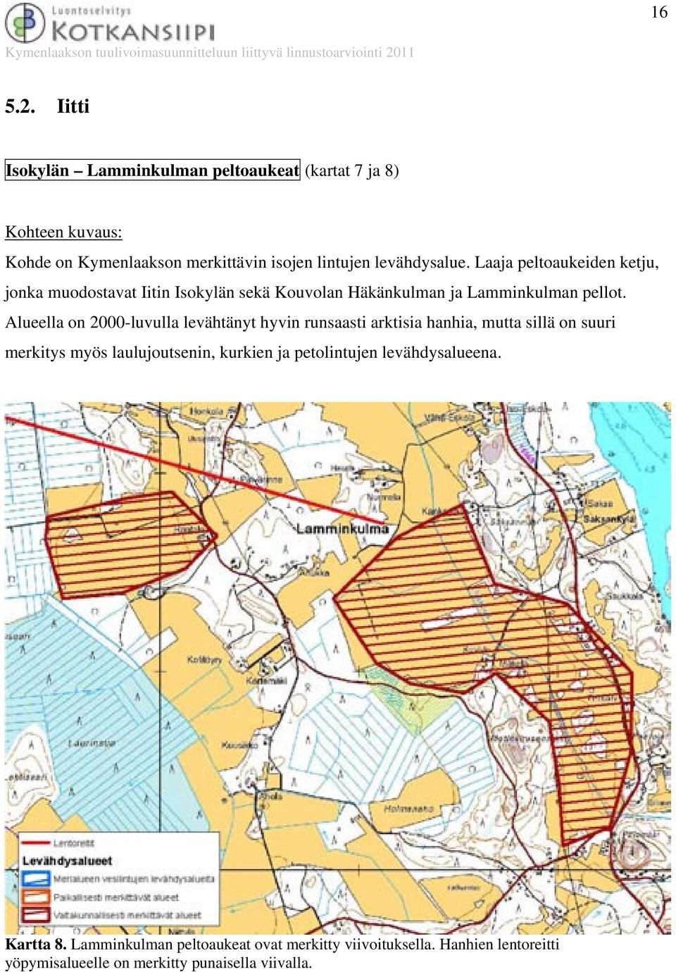 Alueella on 2000-luvulla levähtänyt hyvin runsaasti arktisia hanhia, mutta sillä on suuri merkitys myös laulujoutsenin, kurkien ja