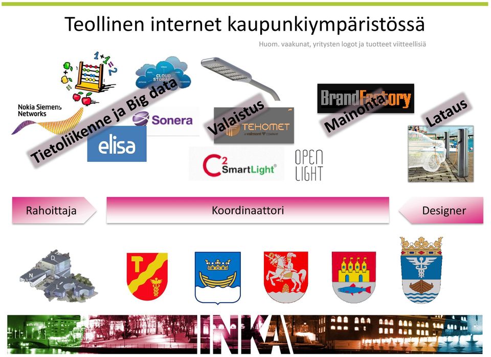 vaakunat, yritysten logot ja