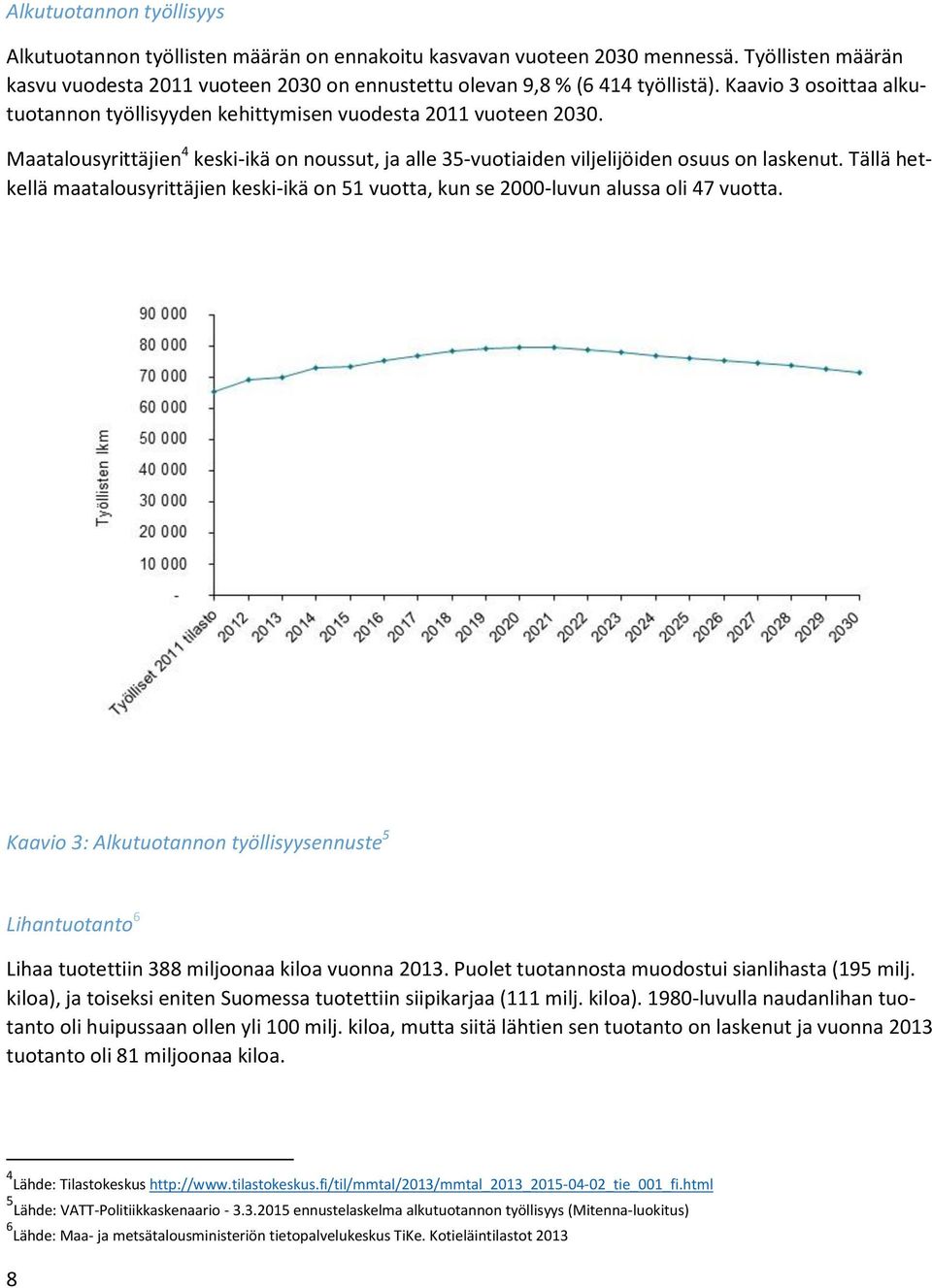 Tällä hetkellä maatalousyrittäjien keski-ikä on 51 vuotta, kun se 2000-luvun alussa oli 47 vuotta.