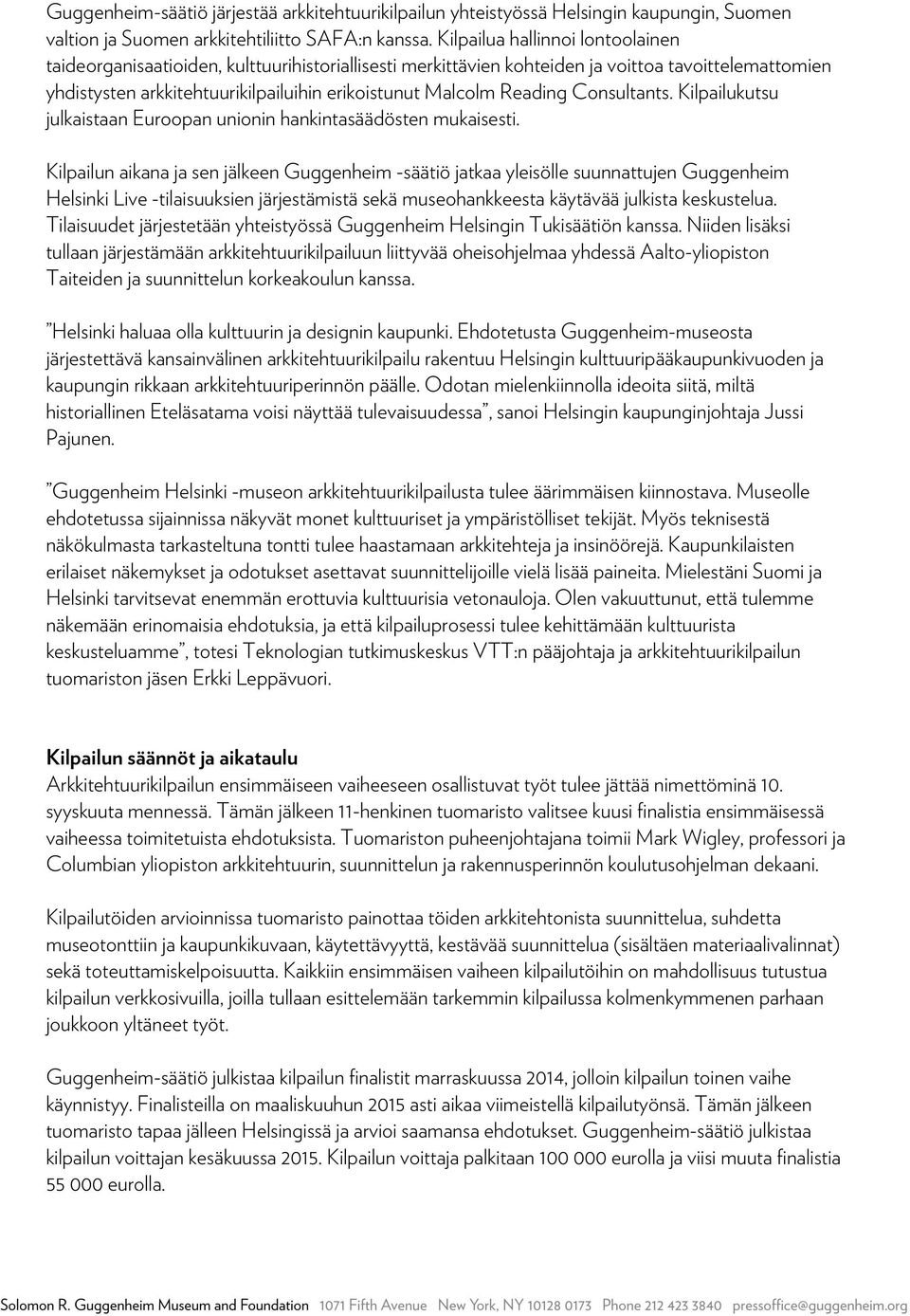 Reading Consultants. Kilpailukutsu julkaistaan Euroopan unionin hankintasäädösten mukaisesti.
