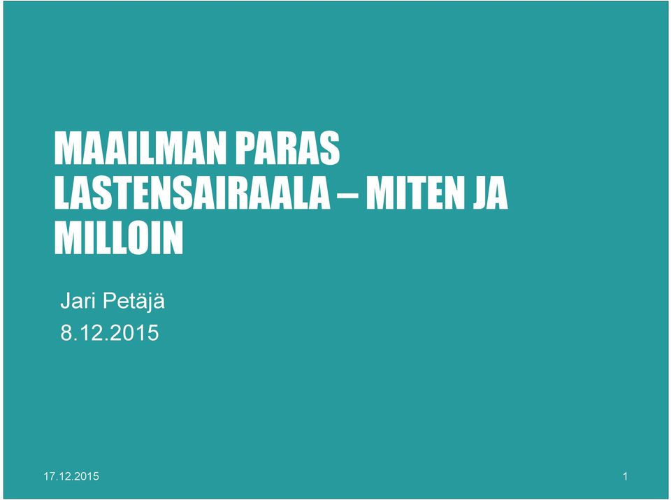 JA MILLOIN Jari