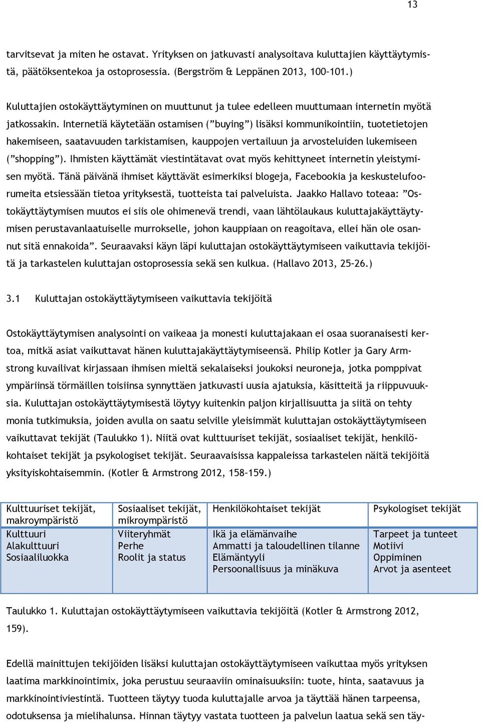 Internetiä käytetään ostamisen ( buying ) lisäksi kommunikointiin, tuotetietojen hakemiseen, saatavuuden tarkistamisen, kauppojen vertailuun ja arvosteluiden lukemiseen ( shopping ).