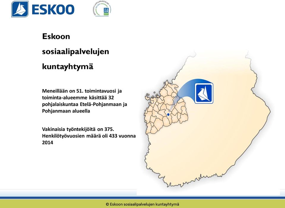 pohjalaiskuntaa Etelä-Pohjanmaan ja Pohjanmaan alueella