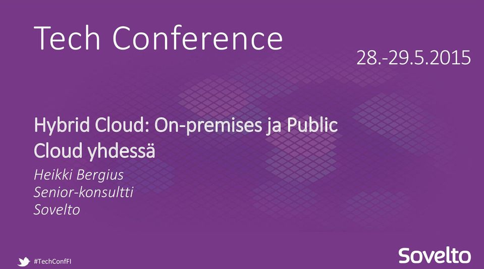 ja Public Cloud yhdessä Heikki