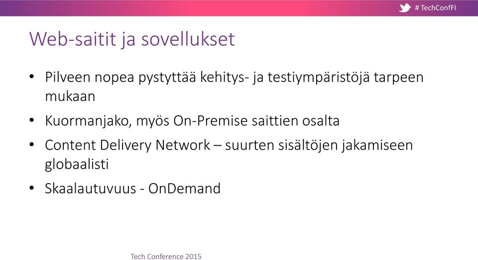 saittien osalta Content Delivery Network suurten sisältöjen