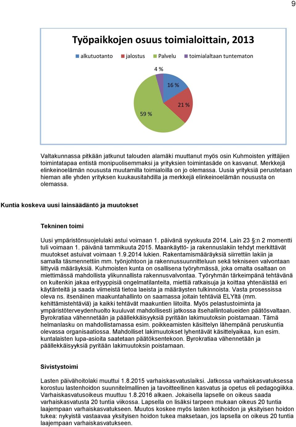 Uusia yrityksiä perustetaan hieman alle yhden yrityksen kuukausitahdilla ja merkkejä elinkeinoelämän noususta on olemassa.