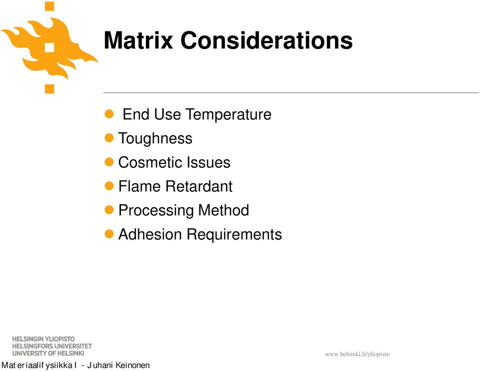 Issues Flame Retardant