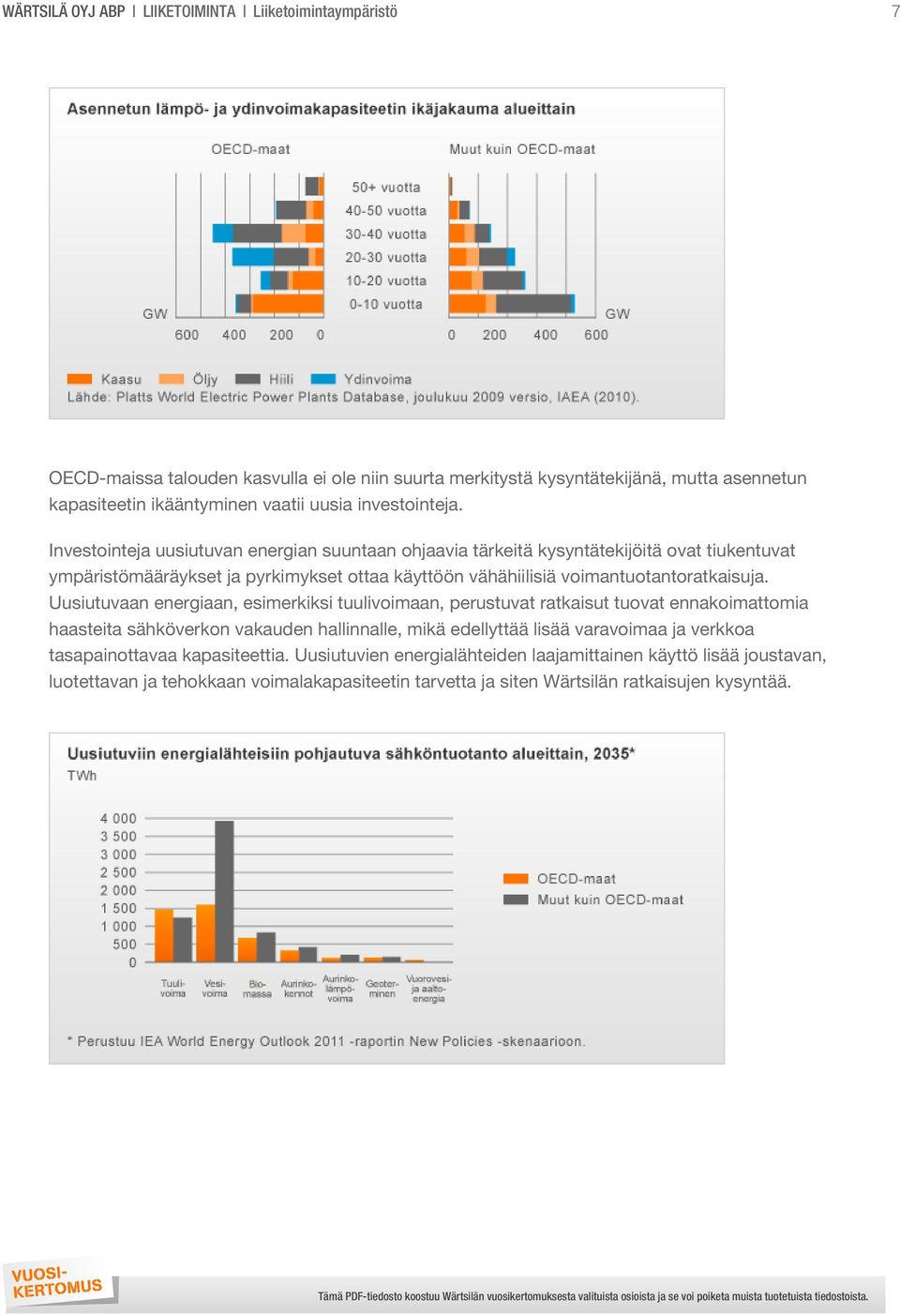 Investointeja uusiutuvan energian suuntaan ohjaavia tärkeitä kysyntätekijöitä ovat tiukentuvat ympäristömääräykset ja pyrkimykset ottaa käyttöön vähähiilisiä voimantuotantoratkaisuja.