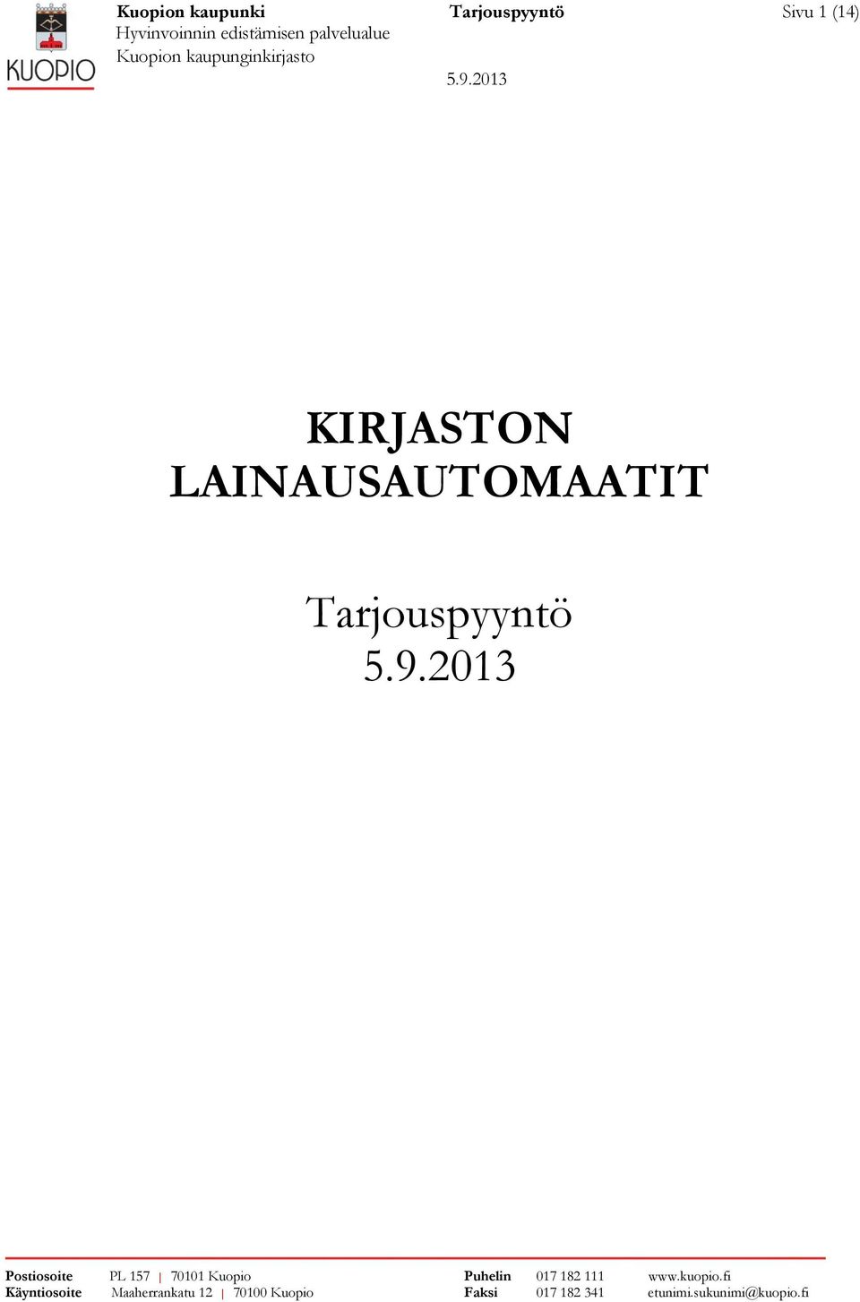 (14) KIRJASTON