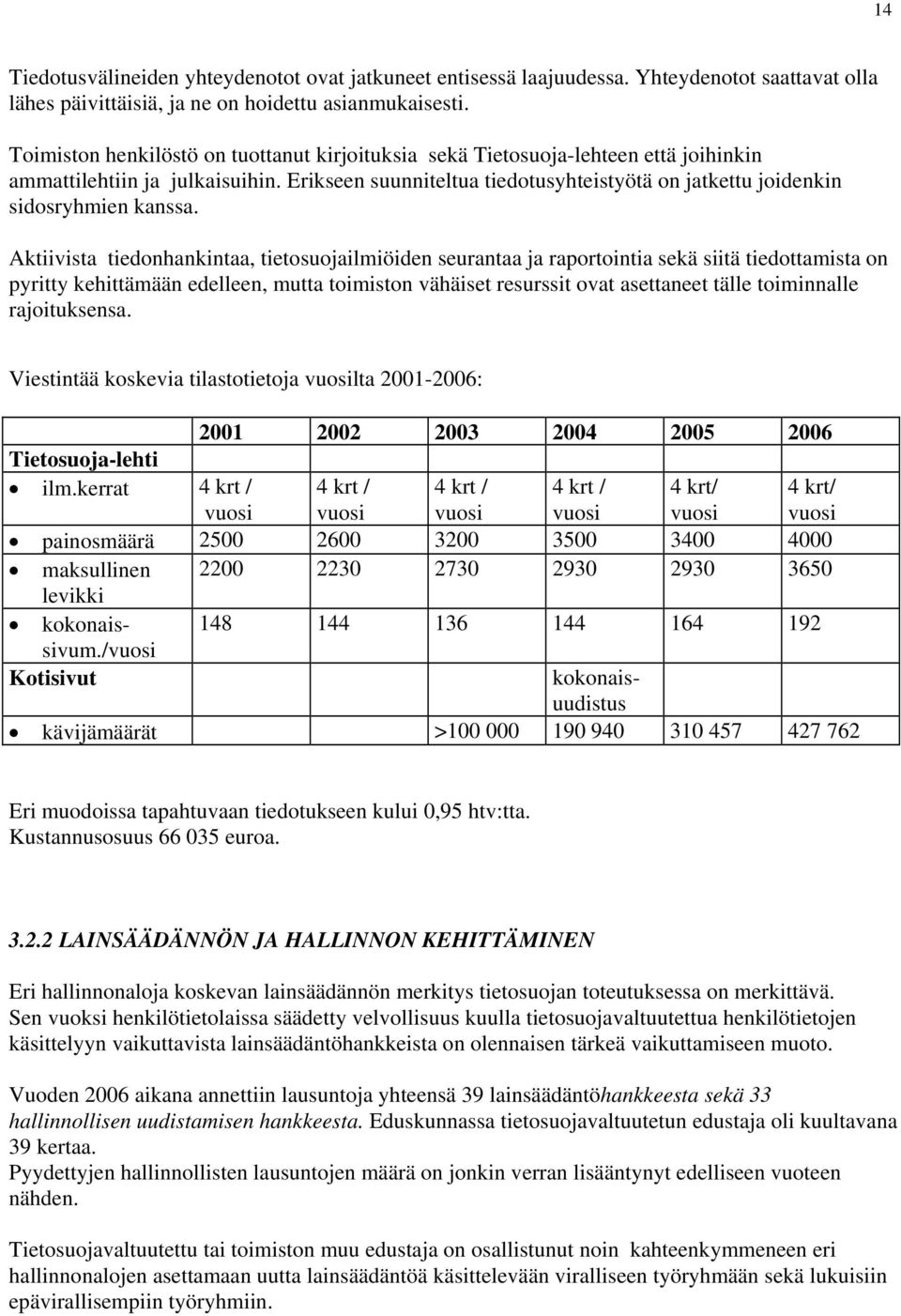 Erikseen suunniteltua tiedotusyhteistyötä on jatkettu joidenkin sidosryhmien kanssa.