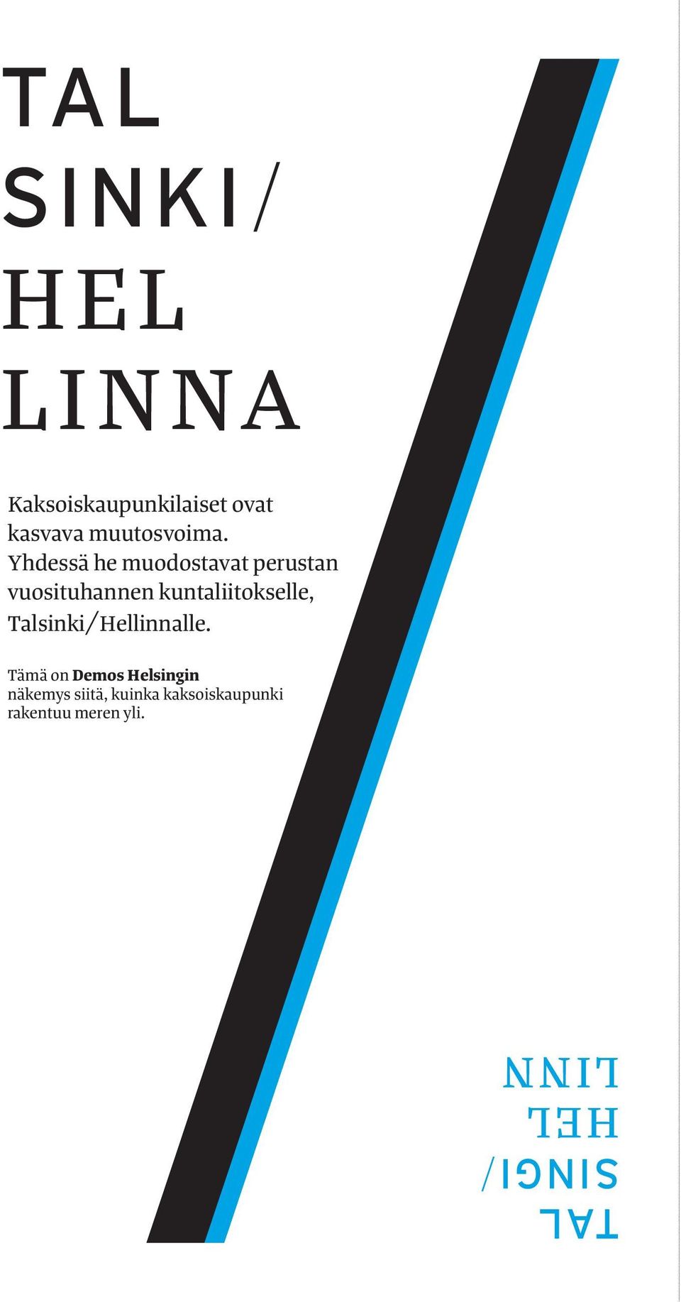 Yhdessä he muodostavat perustan vuosituhannen kuntaliitokselle,