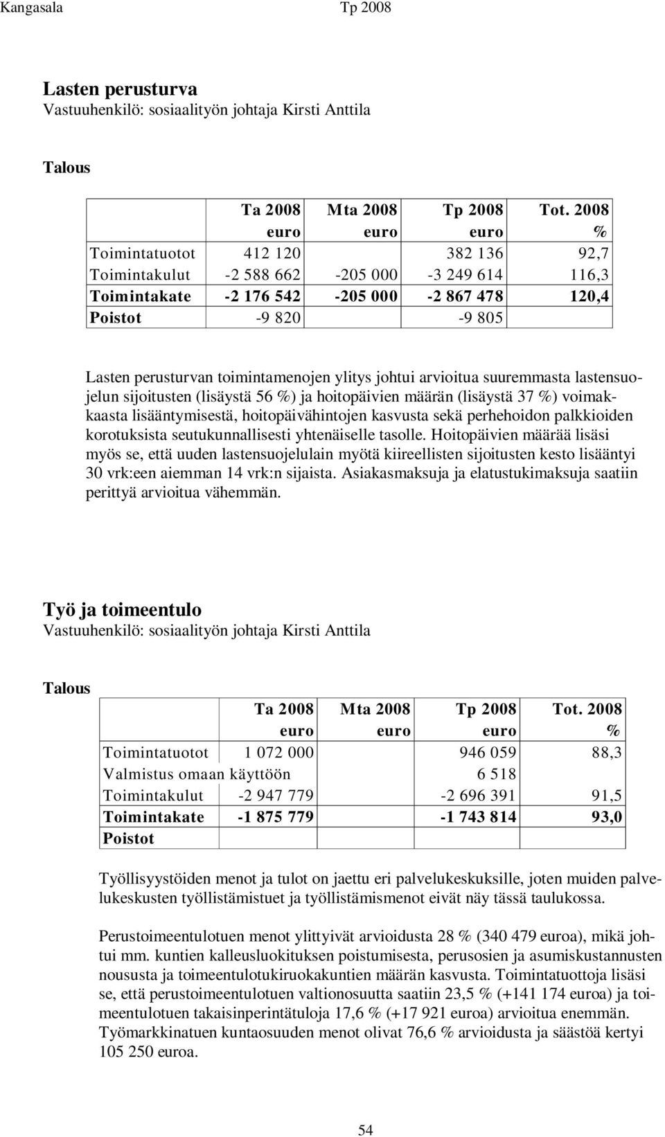 lisääntymisestä, hoitopäivähintojen kasvusta sekä perhehoidon palkkioiden korotuksista seutukunnallisesti yhtenäiselle tasolle.