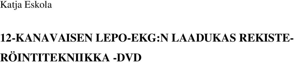 LEPO-EKG:N
