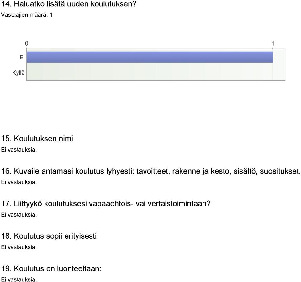 Kuvaile antamasi koulutus lyhyesti: tavoitteet, rakenne ja kesto,