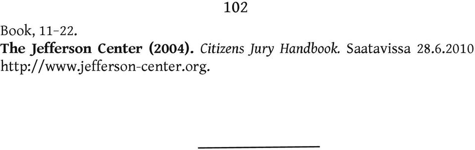 Citizens Jury Handbook.