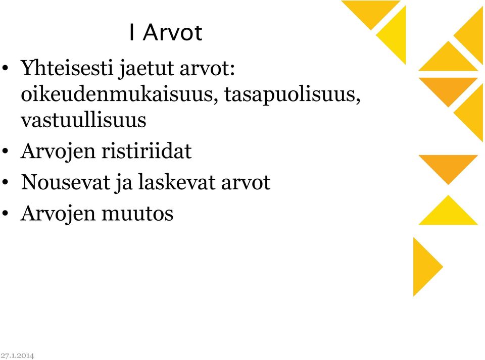 vastuullisuus Arvojen ristiriidat