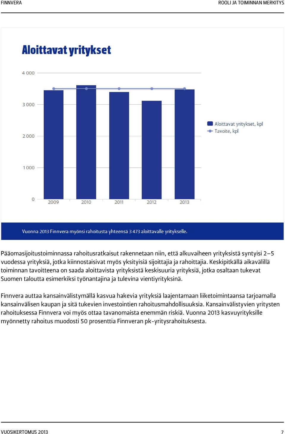 Keskipitkällä aikavälillä toiminnan tavoitteena on saada aloittavista yrityksistä keskisuuria yrityksiä, jotka osaltaan tukevat Suomen taloutta esimerkiksi työnantajina ja tulevina vientiyrityksinä.