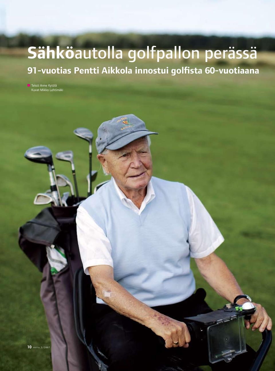 golfista 60-vuotiaana Teksti Anne