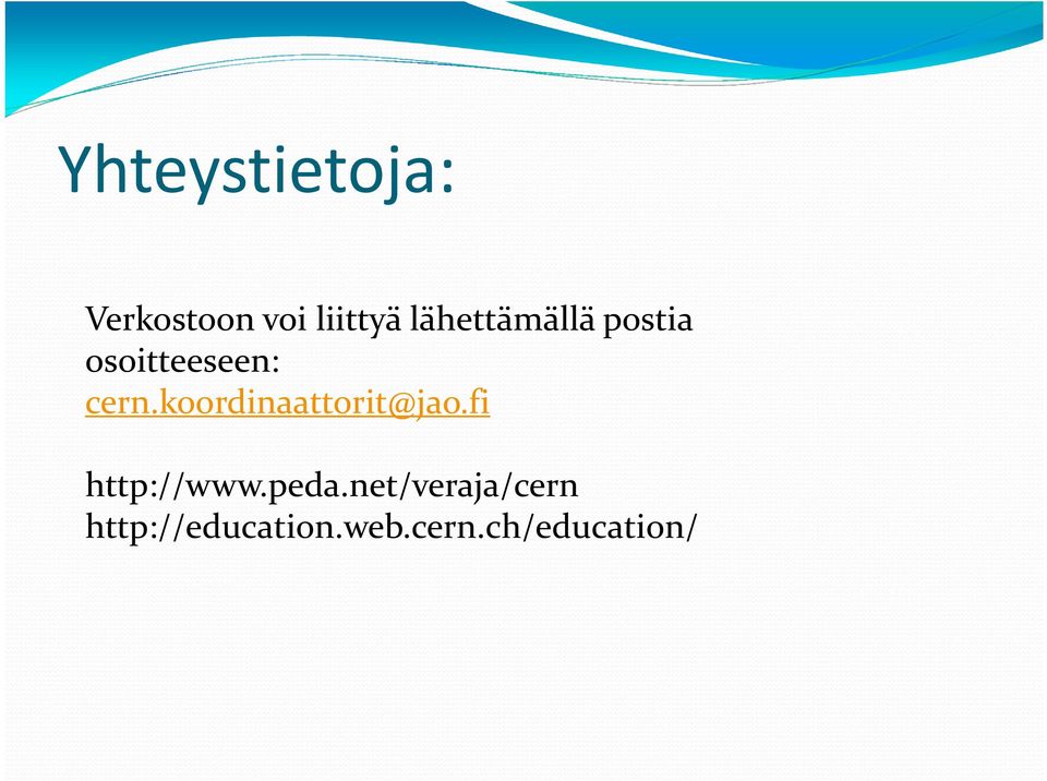 koordinaattorit@jao.fi http://www.peda.