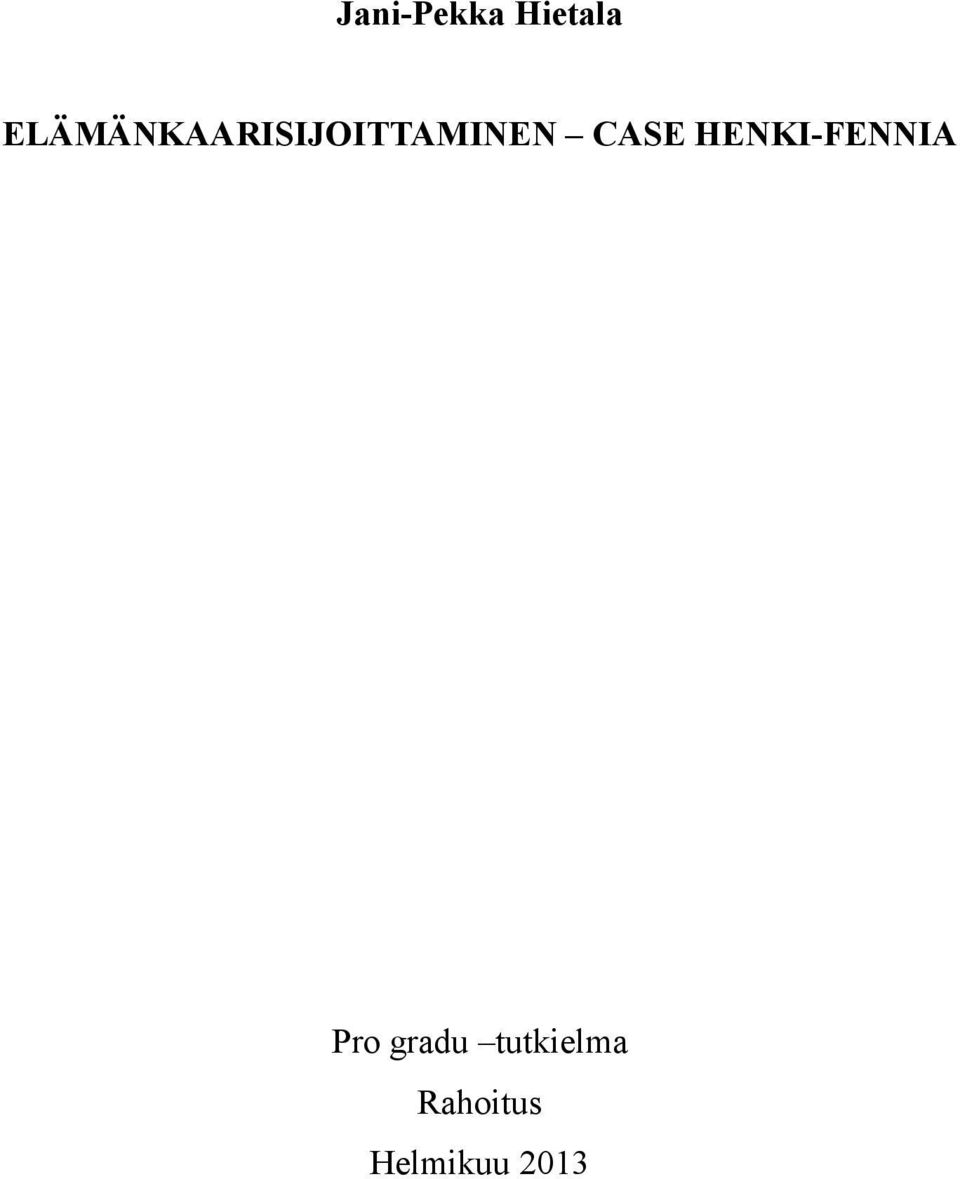 CASE HENKI-FENNIA Pro